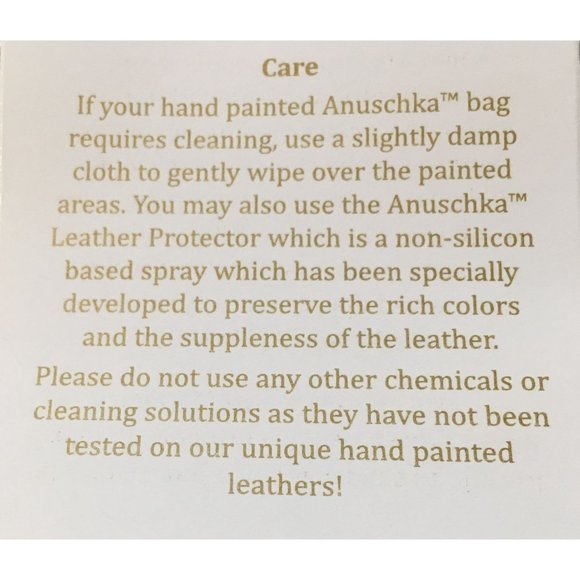 Anuschka NEVER USED Handpainted Leather Shoulder Bag Southwest - Picture 12 of 12